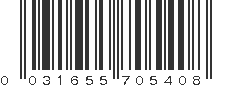 UPC 031655705408