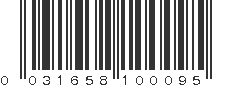 UPC 031658100095