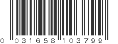 UPC 031658103799