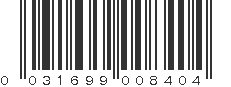 UPC 031699008404