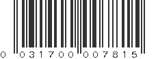 UPC 031700007815