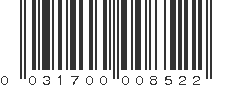 UPC 031700008522