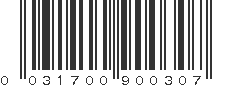 UPC 031700900307