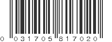 UPC 031705817020