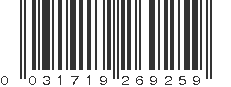 UPC 031719269259