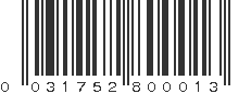 UPC 031752800013