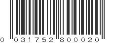 UPC 031752800020