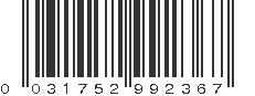 UPC 031752992367