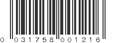 UPC 031758001216