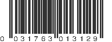 UPC 031763013129