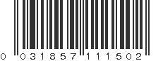 UPC 031857111502