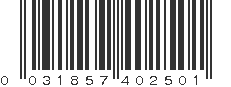 UPC 031857402501