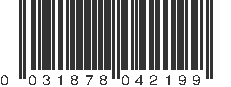 UPC 031878042199