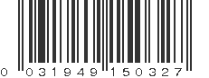 UPC 031949150327