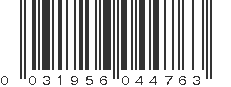 UPC 031956044763