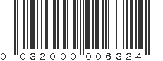 UPC 032000006324