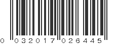 UPC 032017026445