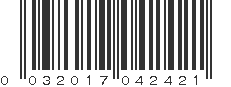 UPC 032017042421