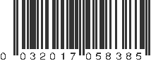 UPC 032017058385