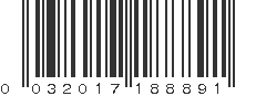 UPC 032017188891