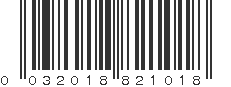 UPC 032018821018