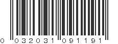 UPC 032031091191