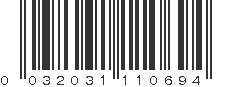 UPC 032031110694