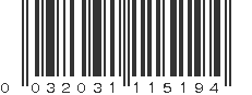 UPC 032031115194