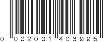 UPC 032031406995