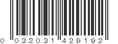 UPC 032031429192