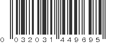 UPC 032031449695