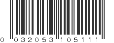 UPC 032053105111