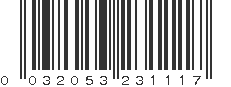 UPC 032053231117