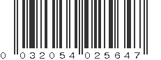 UPC 032054025647