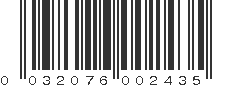 UPC 032076002435