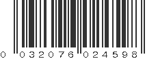 UPC 032076024598