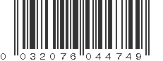 UPC 032076044749