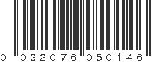 UPC 032076050146