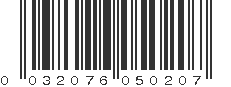 UPC 032076050207