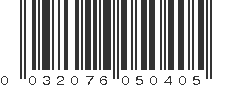 UPC 032076050405