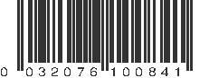 UPC 032076100841