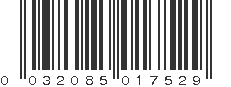 UPC 032085017529