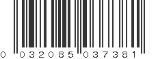 UPC 032085037381