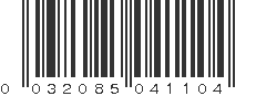 UPC 032085041104