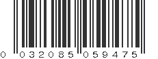 UPC 032085059475