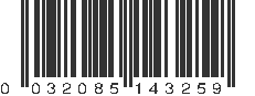 UPC 032085143259