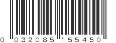 UPC 032085155450