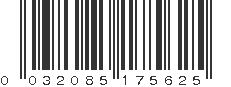 UPC 032085175625