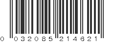 UPC 032085214621