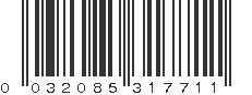 UPC 032085317711